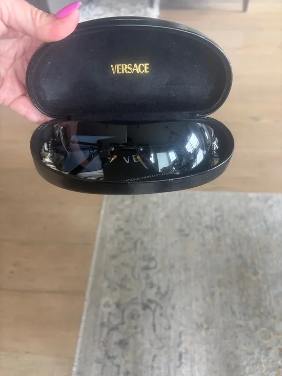 Versace Black Shield Sunglasses 😎 - Picture 5 of 6